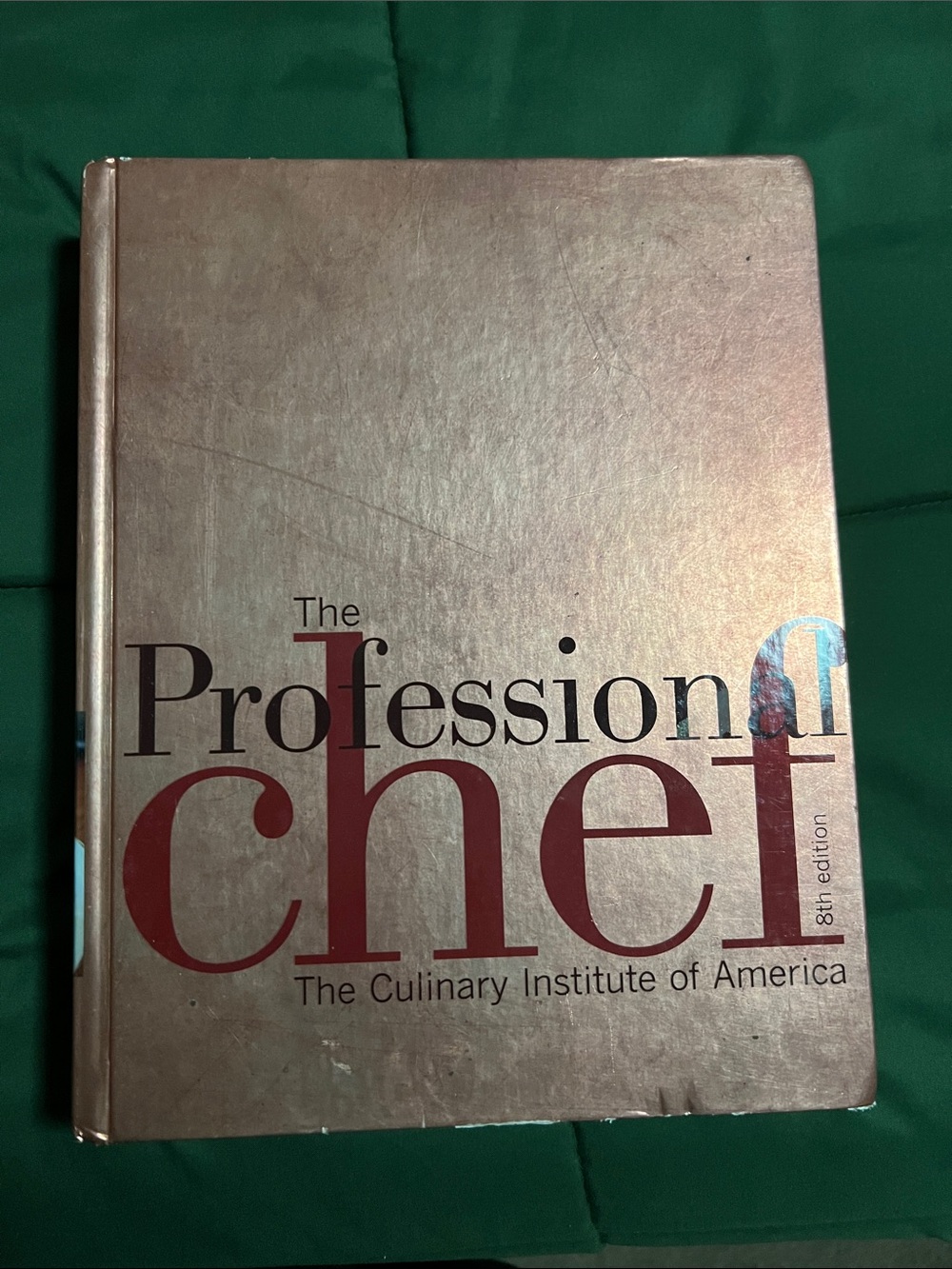 The Professional Chef Cookbook - Culinary Institute of America (rose gold)